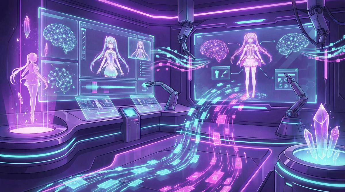 萝莉岛AI动漫创作服务